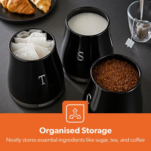 RETROVIVE CANISTER SET 3PC 1.4L BLACK WI