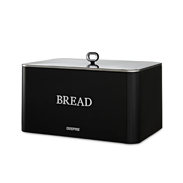 RETROVIVE BREAD BIN WITH LID 13L BLACK WI