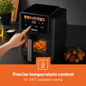 Geepas Air Fryer, 5L, Black - AIR FRYER / DEEP FAT FRYERS - Beattys of Loughrea