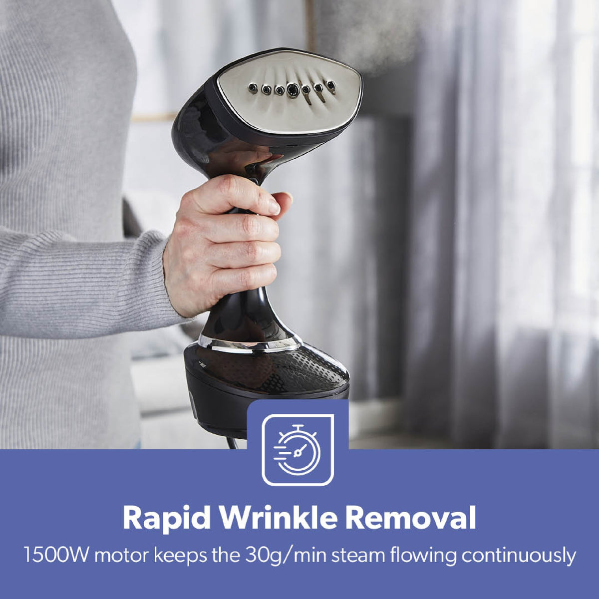 HANDHELD GARMENT STEAMER 400ML 1500W WI