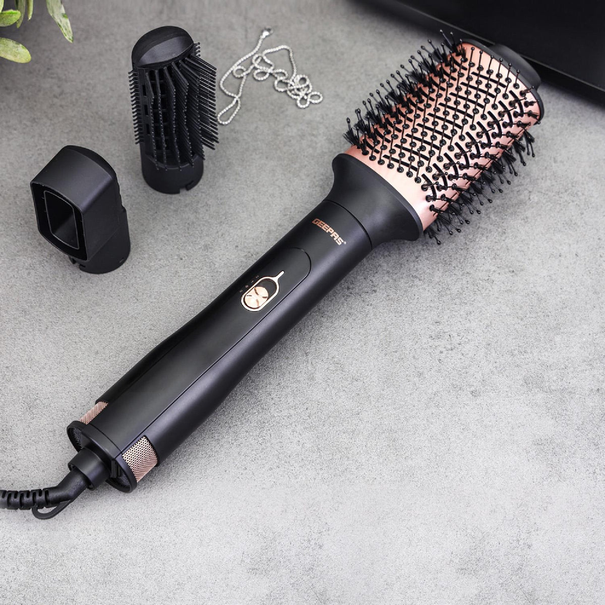 3-IN-1 CERAMIC HAIR STYLER COMB 1200W WI