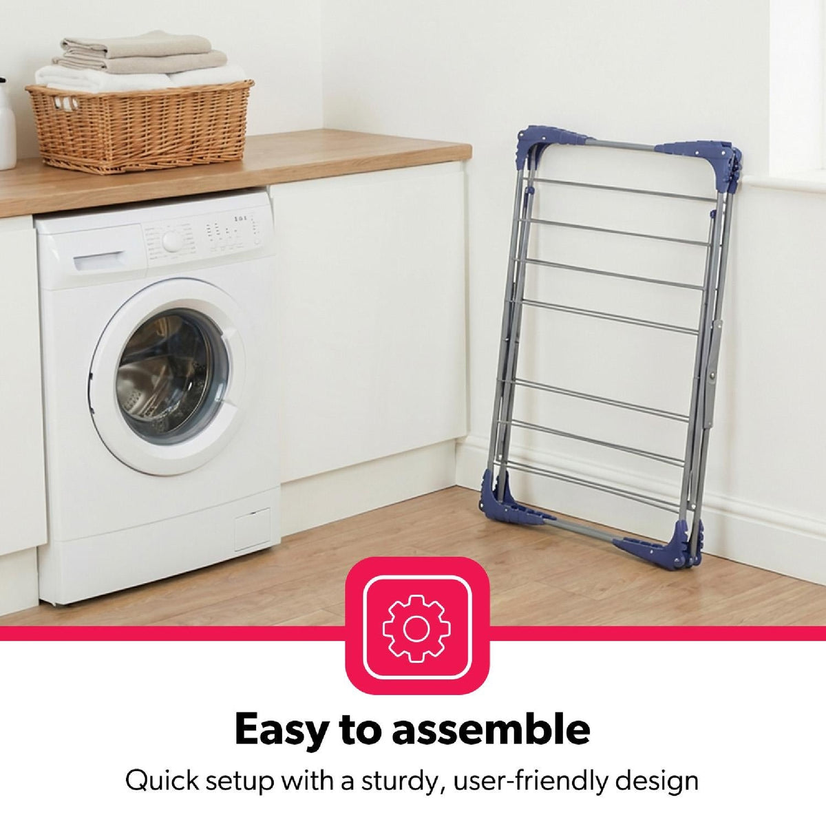 3-TIER CLOTHES DRYER 63X44X139CM WI