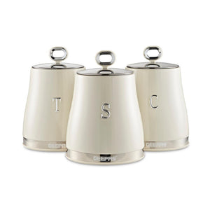 RETROVIVE CANISTER SET 3PC 1.4L CREAM WI