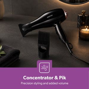 HAIR DRYER 3 HEAT 2 SPEED 2000W WI