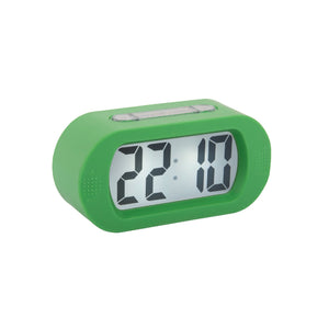 Karlsson Gummy Alarm Clock - Bright Green