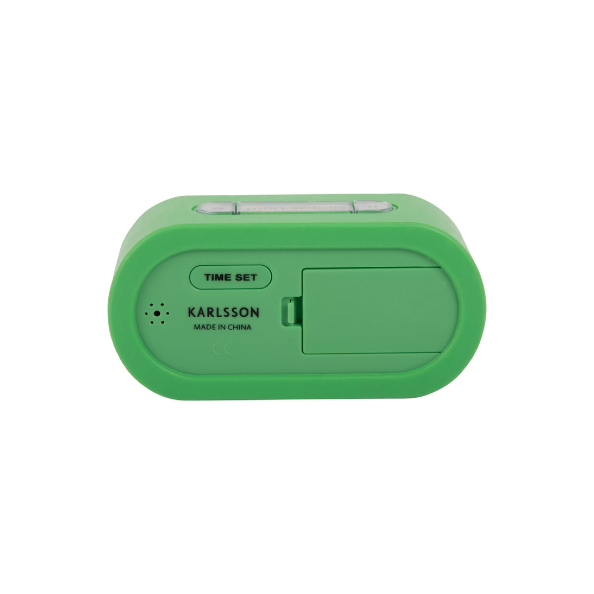 Karlsson Gummy Alarm Clock - Bright Green