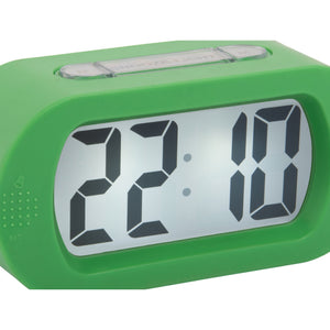 Karlsson Gummy Alarm Clock - Bright Green