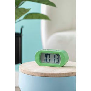 Karlsson Gummy Alarm Clock - Bright Green
