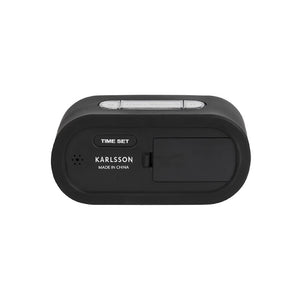 Karlsson Gummy Alarm Clock - Black