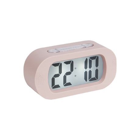 Karlsson Gummy Alarm Clock - Light Pink - CLOCK RADIO / DIGITAL CLOCKS - Beattys of Loughrea