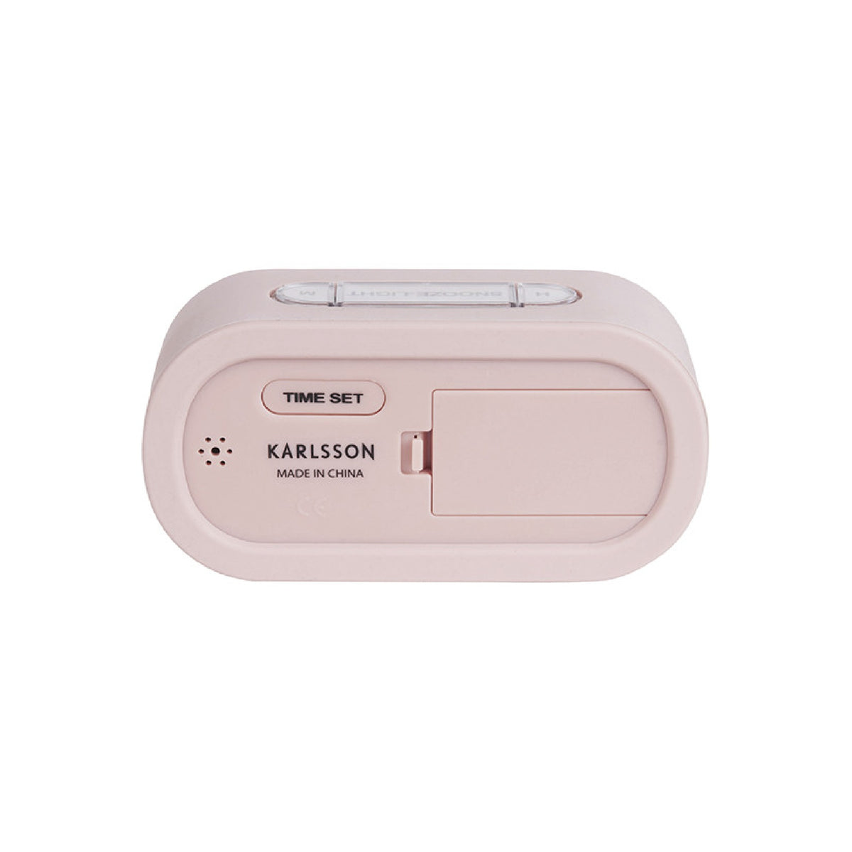 Karlsson Gummy Alarm Clock - Light Pink