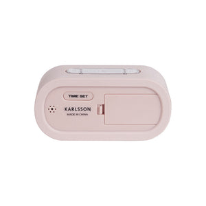 Karlsson Gummy Alarm Clock - Light Pink