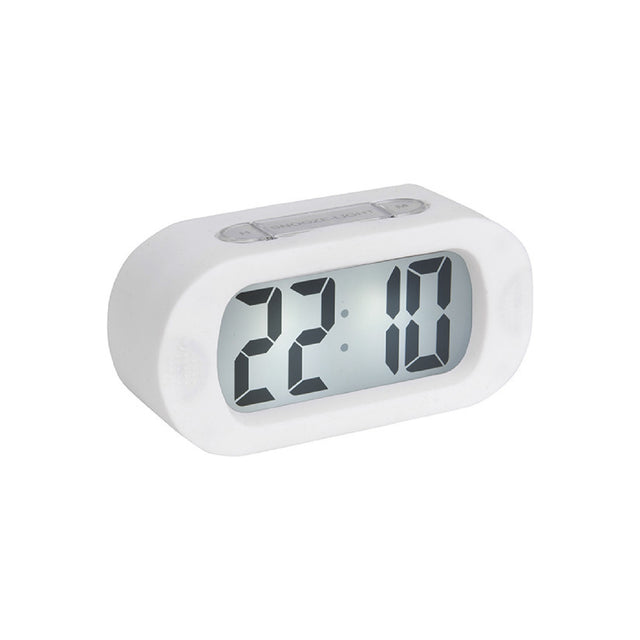 Karlsson Gummy Alarm Clock - White