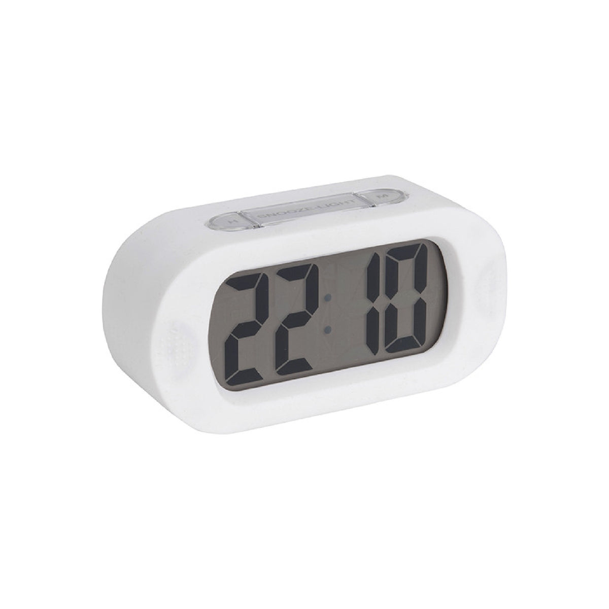 Karlsson Gummy Alarm Clock - White