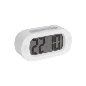 Karlsson Gummy Alarm Clock - White