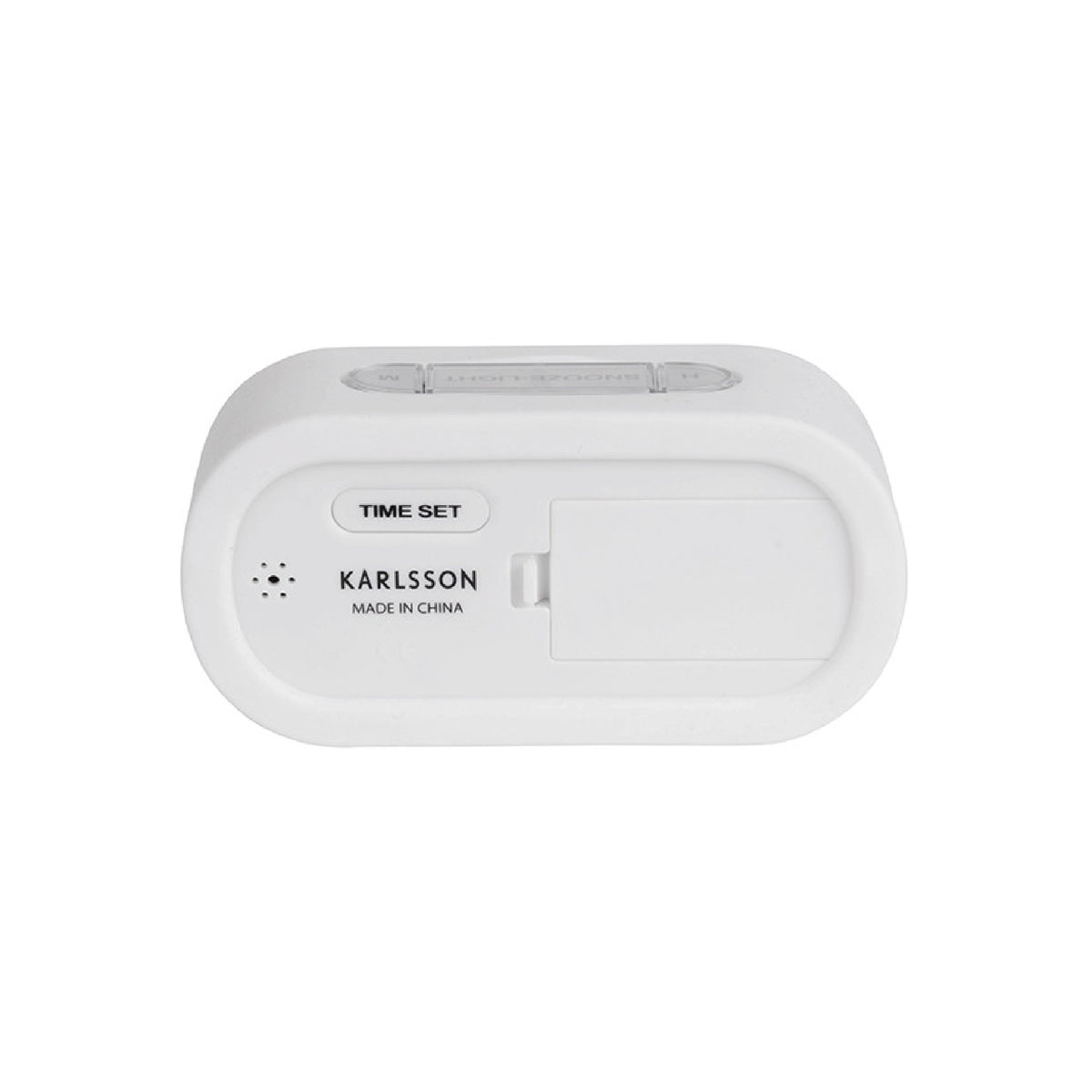 Karlsson Gummy Alarm Clock - White