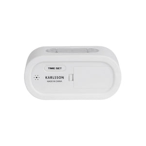 Karlsson Gummy Alarm Clock - White