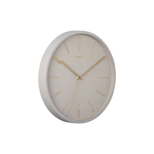 Karlsson Belle Numbers Wall Clock - Warm Grey
