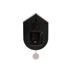 Karlsson Grato Cuckoo Wall Clock - Black & Grey