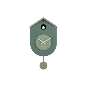 Karlsson Grato Cuckoo Wall Clock - Green & Jade