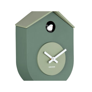 Karlsson Grato Cuckoo Wall Clock - Green & Jade