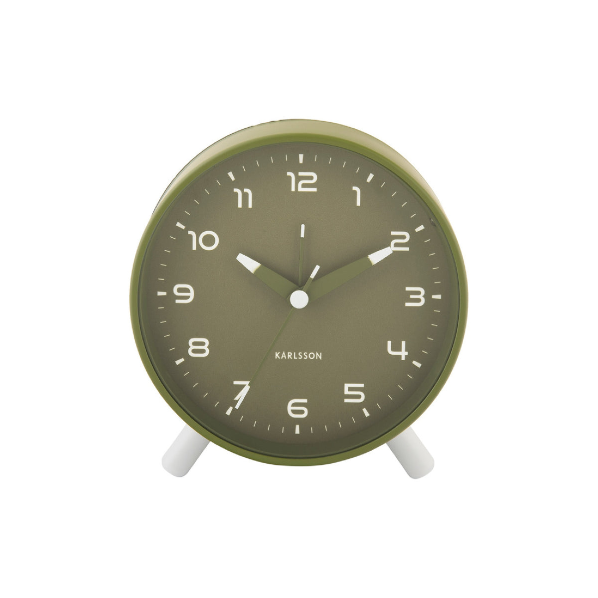 Karlsson Orgullo Alarm Clock - Army Green
