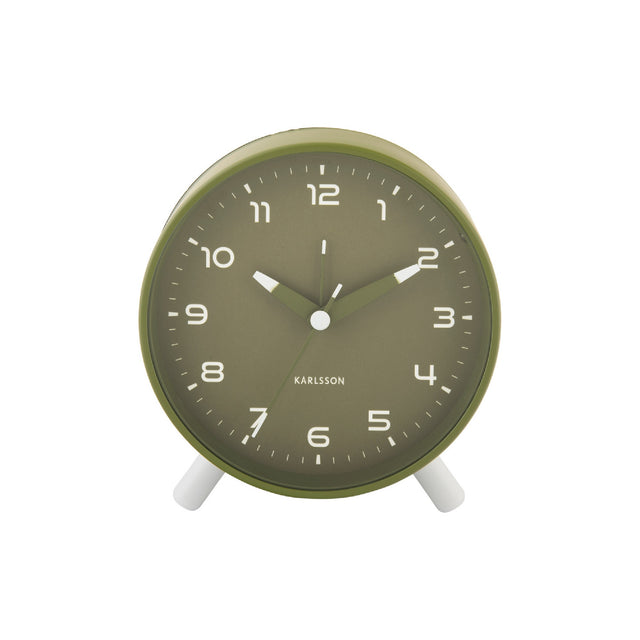 Karlsson Orgullo Alarm Clock - Army Green