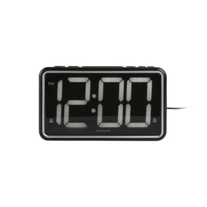 Karlsson New Retro Alarm Clock - Black