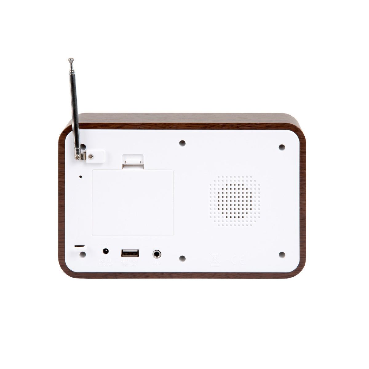 Karlsson FM Radio Alarm Clock - Dark Wood