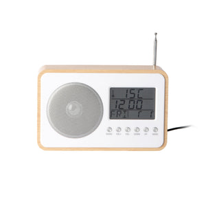 Karlsson FM Radio Alarm Clock - Light Wood