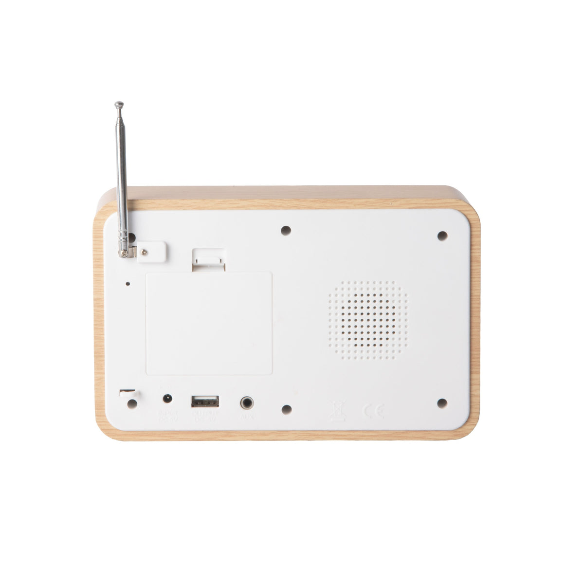 Karlsson FM Radio Alarm Clock - Light Wood