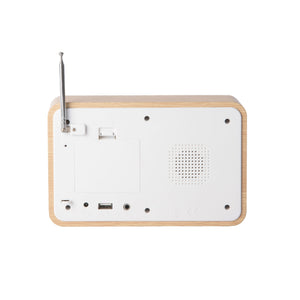 Karlsson FM Radio Alarm Clock - Light Wood