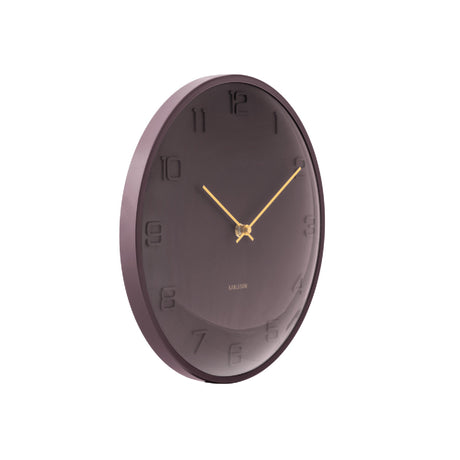 Karlsson Fuerte Dome Wall Clock - Earth Brown - CLOCKS - Beattys of Loughrea