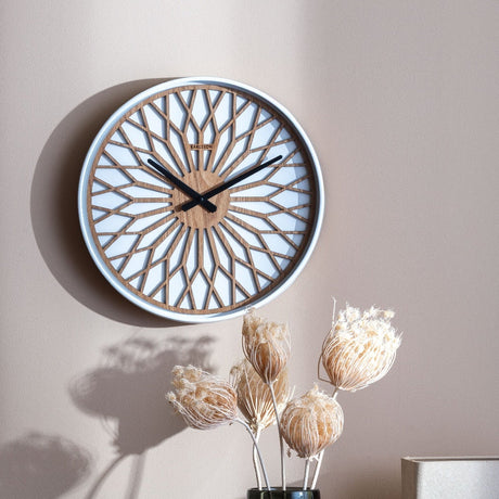 Karlsson Girasol Wall Clock - White - CLOCKS - Beattys of Loughrea