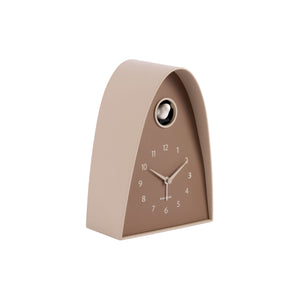 Karlsson Sion Cuckoo Alarm Clock - Mocha Brown