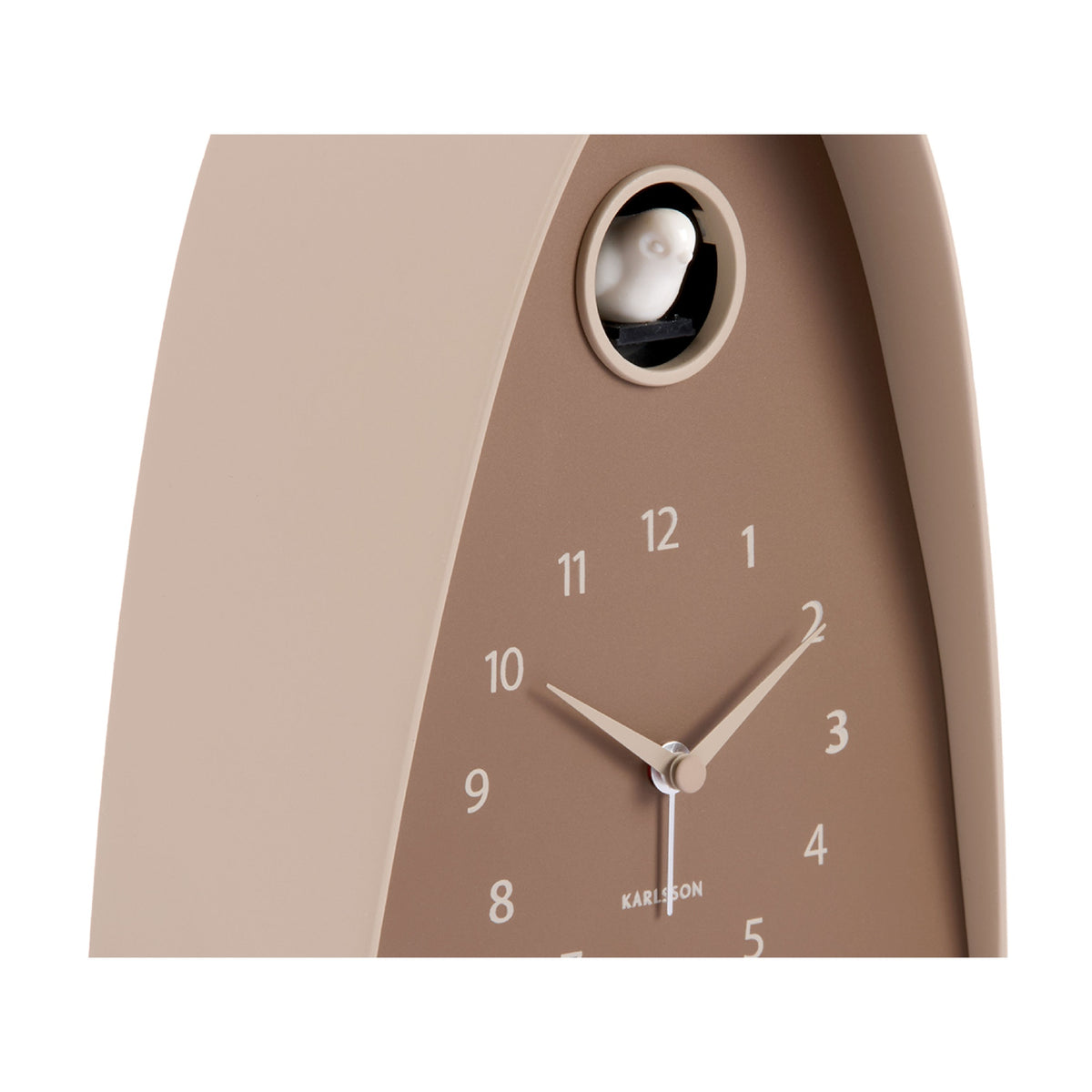 Karlsson Sion Cuckoo Alarm Clock - Mocha Brown