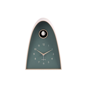 Karlsson Sion Cuckoo Alarm Clock - Jungle Green