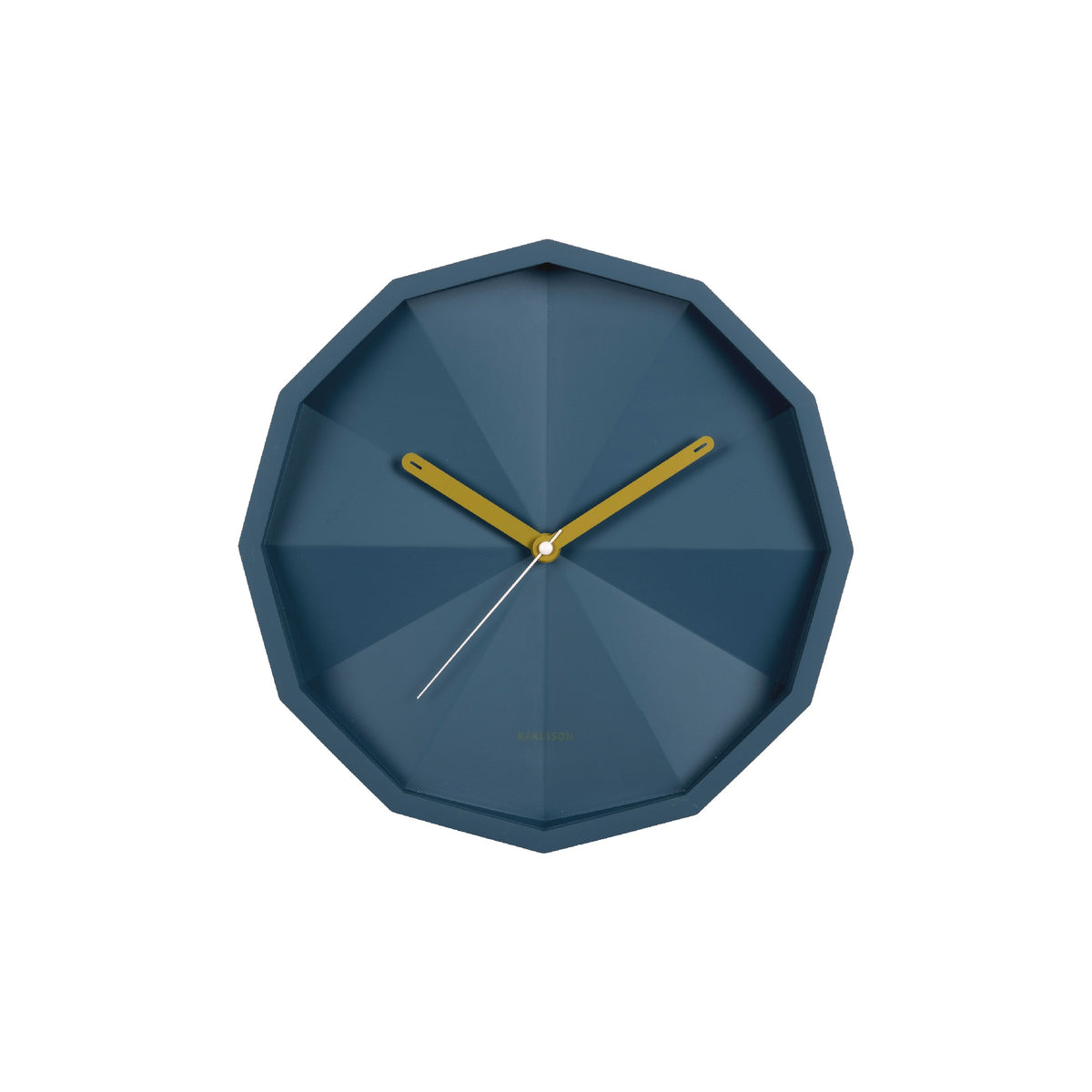 Karlsson Firenze Wall Clock - Blue & Olive Green