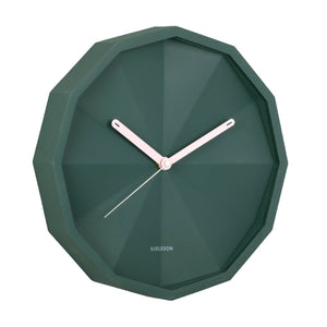 Karlsson Firenze Wall Clock - Green & Soft Pink