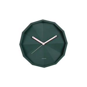 Karlsson Firenze Wall Clock - Green & Soft Pink