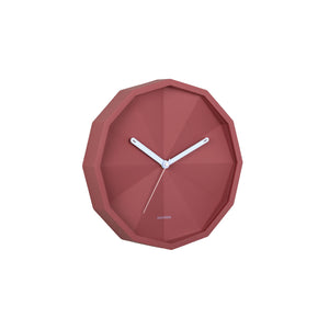 Karlsson Firenze Wall Clock - Red & Soft Blue