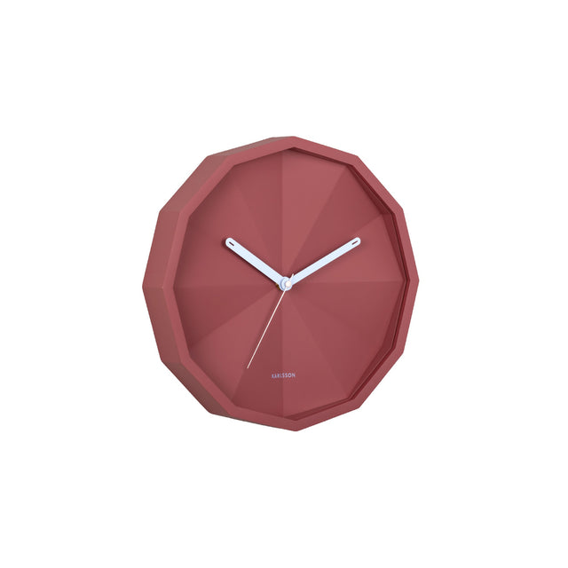 Karlsson Firenze Wall Clock - Red & Soft Blue
