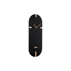 Karlsson Oxford Oval Wall Clock - Black