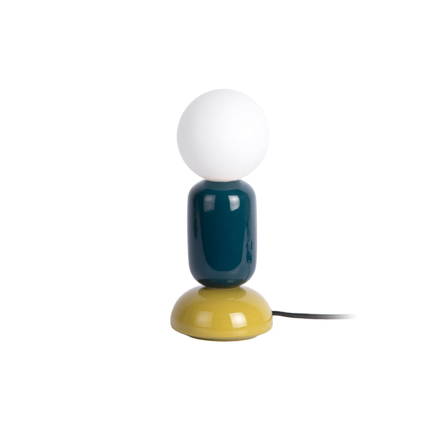 Leitmotiv Table Lamp Firenze Tube - Legion Blue & Olive Green