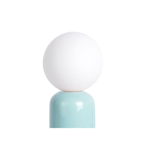 Leitmotiv Table Lamp Firenze Tube - Desert Orange & Misty Blue