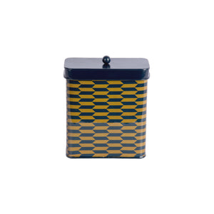 Present Time Storage Box Salerno Rectangle High - Legion Blue & Olive Green