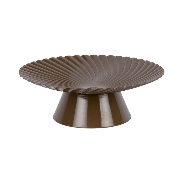 Present Time Tray Paris Swirl - Chocolate Brown