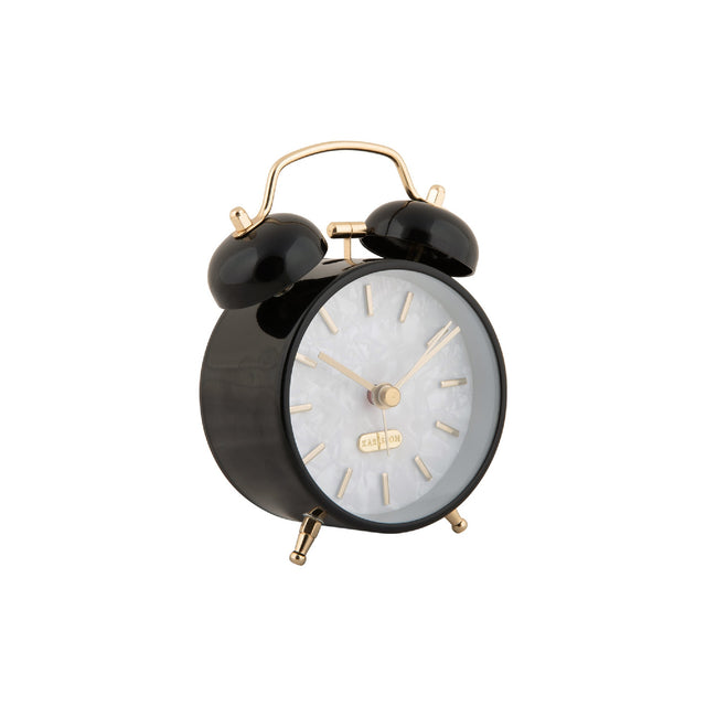 Karlsson Pearl Glow Alarm Clock - Black