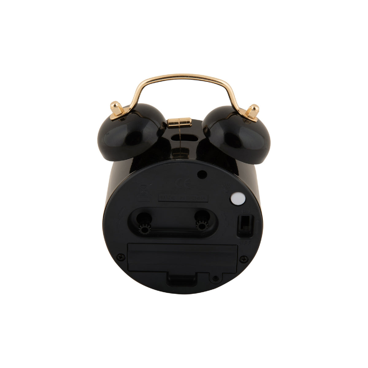Karlsson Pearl Glow Alarm Clock - Black