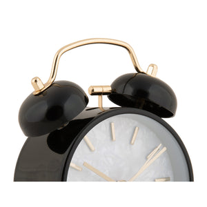 Karlsson Pearl Glow Alarm Clock - Black